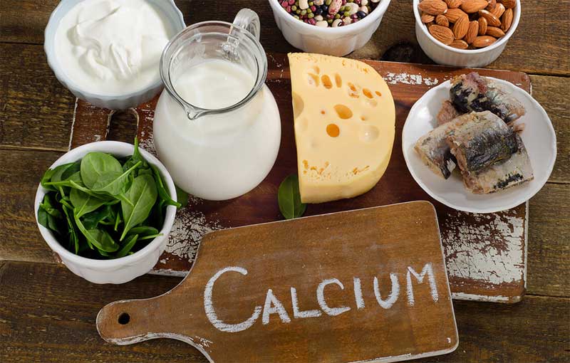 A healthy calcium rich diet is important for dental health.